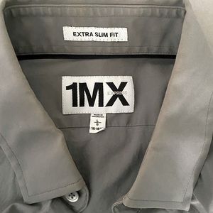 Express Gray Button Down Shirt